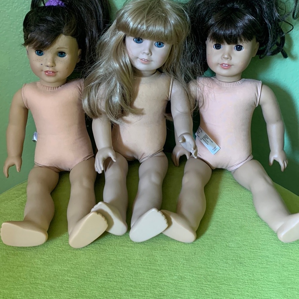 3 American Girl Doll Grace, Samantha, and Kirsten